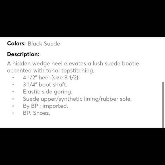 BP Kellie Wedge suede bootie - Picture 3 of 8